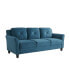 Фото #3 товара 78.7" W Polyester Harvard Sofa with Curved Arms