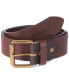 ფოტო #1 პროდუქტის Men's Contrast Leather Belt
