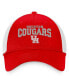 Фото #3 товара Men's Red Houston Cougars Breakout Trucker Snapback Hat