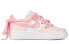 【定制球鞋】 Nike Air Force 1 Low 爱心邮票 涂鸦 情书 邮票 低帮 板鞋 女款 粉白 / Кроссовки Nike Air Force DD8959-100