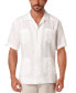 Фото #1 товара Men's Big & Tall Short-Sleeve 4-Pocket 100% Linen Guayabera Shirt