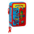 Triple Pencil Case SuperThings Rescue force 12.5 x 19.5 x 5.5 cm Blue (36 Pieces)