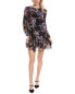 Фото #1 товара Colette Rose Smocked Mini Dress Women's