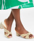 Фото #6 товара Women's Gaiaa Bow Block-Heel Dress Sandals, Created for Macy's