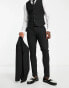 ASOS DESIGN skinny suit trouser in black