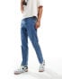 Levi's XX authentic straight denim pleated chinos in mid blue