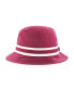 ფოტო #2 პროდუქტის Men's Burgundy Washington Commanders Striped Bucket Hat