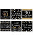 Фото #1 товара Adult 90th Birthday - Gold - Funny Party Decor - Drink Coasters - Set of 6