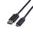 ROTRONIC-SECOMP 11.44.9011 - 1 m - USB A - USB C - USB 3.2 Gen 1 (3.1 Gen 1) - 5000 Mbit/s - Black