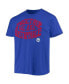 Фото #3 товара Men's Royal Philadelphia 76ers Positive Message Enzyme Washed T-shirt