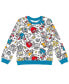 ფოტო #3 პროდუქტის Little Boys Sonic the Hedgehog Tails Knuckles French Terry Sweatshirt and Jogger Pants Set to