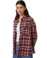 Фото #1 товара Women's Boyfriend Flannel Shirt