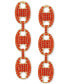 ფოტო #1 პროდუქტის Gold-Tone Pavé Link Triple Drop Statement Earrings