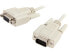 Фото #1 товара C2G 09452 DB9 M/F Serial RS232 Extension Cable, Beige (25 Feet, 7.62 Meters)