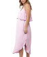 ფოტო #3 პროდუქტის Maternity Nursing Slip Satin Dress