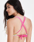 Фото #2 товара Crochet-Trim Triangle Bikini Top, Created for Macy's