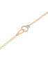 Diamond Handcuff Ankle Bracelet (1/6 ct. t.w.) in 10k Gold, Created for Macy's