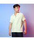 Men's Lime Green Self-Design Box Shirt