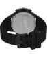 ფოტო #2 პროდუქტის UFC Men's Kick Digital Black Polyurethane Watch, 49mm
