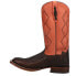 Фото #3 товара Tony Lama Forrest Oil Tan Caiman Square Toe Cowboy Mens Brown Casual Boots TL52