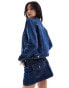 Фото #2 товара French Connection classic denim jacket in mid blue