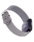 Фото #5 товара Navy, Gray and Light Pink Woven Silicone Band Set, 3 Piece Compatible with the Fitbit Versa and Fitbit Versa 2