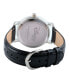 Фото #2 товара Наручные часы Alexander men's Triumph Automatic Black Leather, Silver-Tone Dial, 49mm Round Watch.