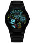 ფოტო #4 პროდუქტის Eco-Drive Unisex Disney Mickey Mouse Black Stainless Steel Bracelet Watch 40mm