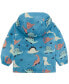 Toddler Boys Fleece Lined Windbreaker Rain Jacket