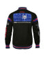 Men's and Women's x Black History Collection Black Philadelphia 76ers Full-Snap Varsity Jacket