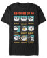 Фото #1 товара Kung Fu Panda Men's Emotions of Po Short Sleeve T-Shirt