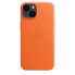 Apple iPhone 14 Leather Case with MagSafe - Orange - Cover - Apple - iPhone 14 - 15.5 cm (6.1") - Orange