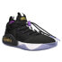AND1 Attack 2.0 Basketball Mens Black, Purple Sneakers Athletic Shoes AD90028M-