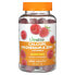 Фото #1 товара Calcium, Magnesium & Zinc + Vitamin D3 Gummies, Natural Raspberry, 90 Gummies