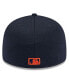 Фото #3 товара Men's Navy Houston Astros 2024 Clubhouse Low Profile 59FIFTY Fitted Hat