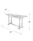 Фото #2 товара Eerry Farmhouse Folding Trestle Console to Dining Table