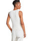 ფოტო #2 პროდუქტის Women's Fetullina Ribbed Sleeveless Top