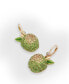 ფოტო #2 პროდუქტის Faux Stone Apple Drop Earrings