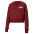 Puma X Charlotte Olympia Cropped Crew Neck Sweatshirt Womens Red 598784-50