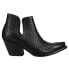 Фото #1 товара Ariat Dixon Studded Snip Toe Cowboy Booties Womens Black Casual Boots 10038381