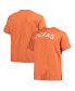 Фото #4 товара Men's Texas Orange Texas Longhorns Big and Tall Arch Team Logo T-shirt