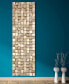Фото #6 товара 'Textured 2' Metallic Handed Painted Rugged Wooden Blocks Wall Sculpture - 72" x 22"