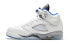 Jordan Air Jordan 5 Retro "Stealth 2.0" 高帮 复古篮球鞋 GS 白蓝 / Кроссовки Jordan Air Jordan 5 Retro "Stealth 2.0" GS 440888-140