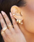 Simple Gold Plated Nugget Hoops