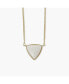 Фото #1 товара Sanctuary Project by White Pearlescent Statement Triangle Pendant Necklace Gold