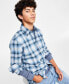 Фото #3 товара Рубашка клетчатая Sun + Stone Davis Regular-Fit для мужчин