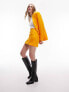 Фото #11 товара Topshop linen blend pelmet skirt in mango