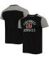 Фото #1 товара Men's Black, Gray Cincinnati Bengals Field Goal Slub T-shirt