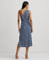 ფოტო #2 პროდუქტის Women's Floral Belted Jersey One-Shoulder Dress