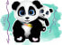 Tm Toys Maskotka Interaktywna Panda Mami i Dziecko Panda BaoBao